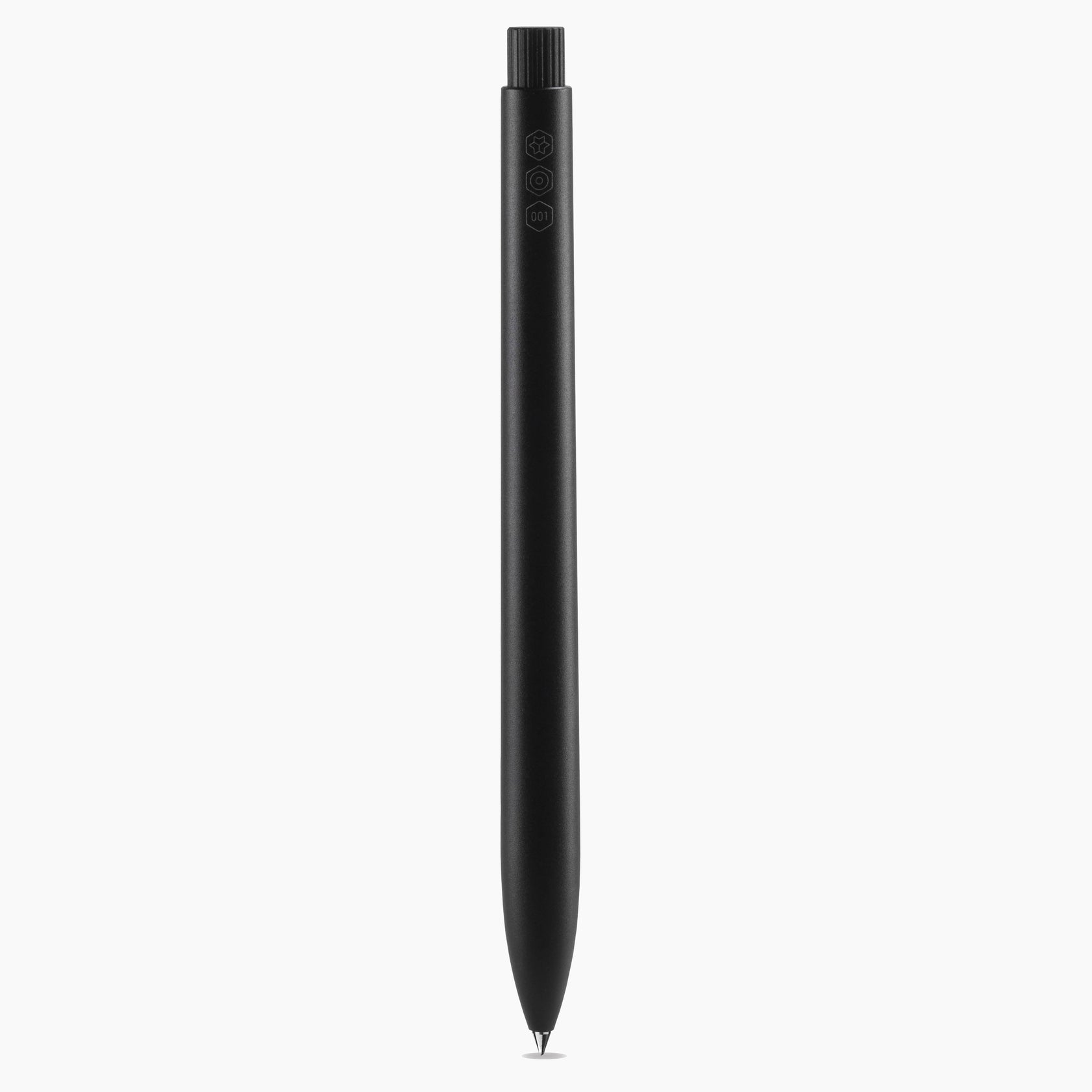 AJOTO Northern Coal | Black Aluminium rollerball Pen